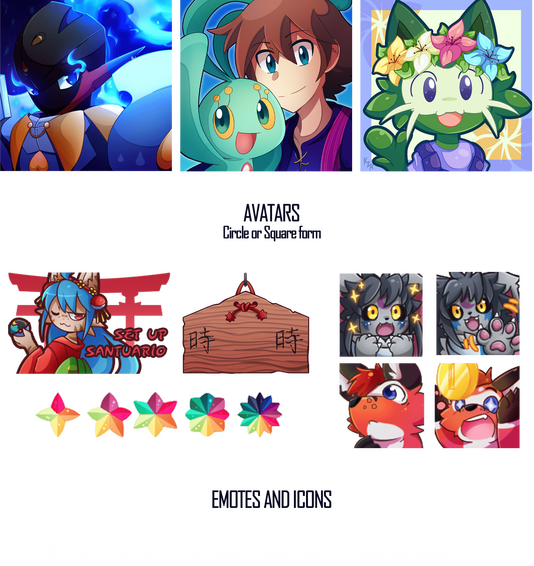 AVATARS/EMOTES/ICONS AVATARS/EMOTES/ICONS